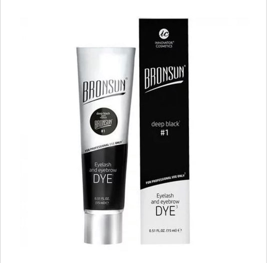 Bronsun Brow & Lash Dye - #1 ‘Deep Black’